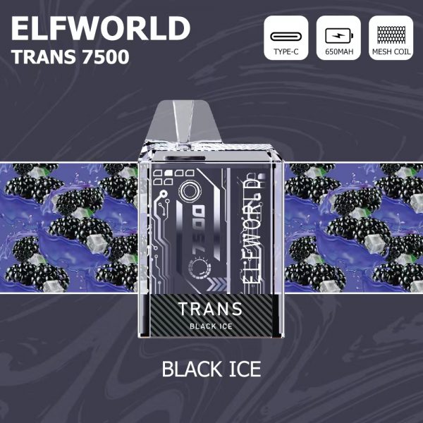 elf world trans 7000puffs vape