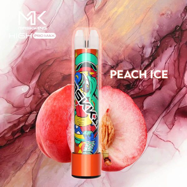 Maskking High PRO Max 1500 Puffs Disposable Vape Peach Ice