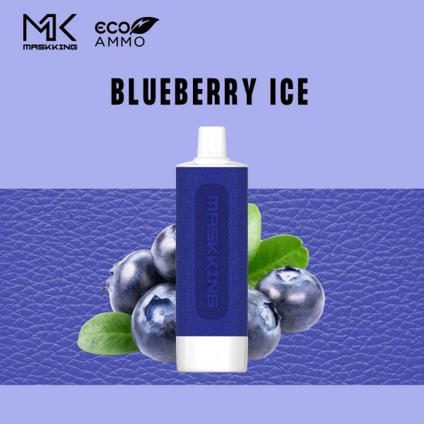 maskking eco ammo 5000 blueberry ice