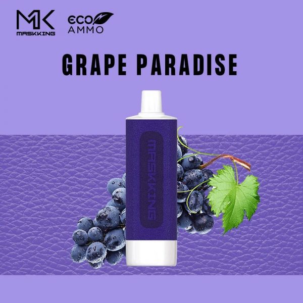 maskking eco ammo 5000 grape paradise